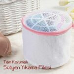 BUFFER® Sütyen Yıkama Filesi Tam Korumalı Hassas Çamaşır Yıkama Aparatı - Görsel 3