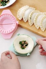 BUFFER® 3lü Çiğ börek kurabiye Hamur İşi Ravioli Kesme Kalıbı Aparatı - Görsel 8