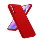 Mey İthalat®  Samsung Galaxy A24 4G Kılıf First Silikon - Kırmızı - Görsel 3