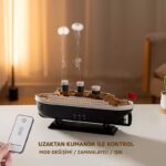 Titanic Aromaterapi Hava Nemlendirici Kuruluğu Önlemek Için Verimli Gemi Dizaynlı Difüzör - Görsel 3
